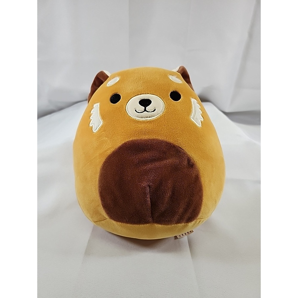 Kelly Toy Squishmallow Seth Red Panda 8" Brown Tan Plush Stuffed Animal See Disc